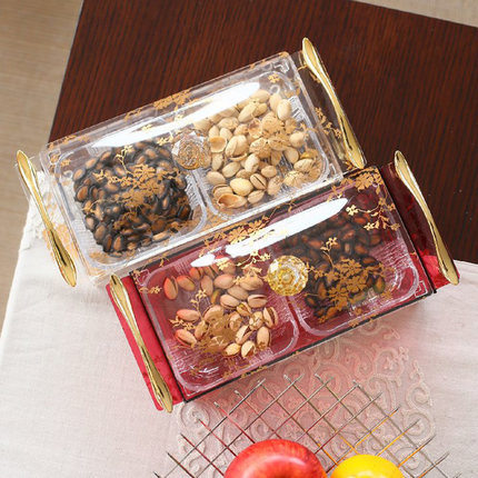 Fashion Four Grid Acrylic Candy Tray Gift Box