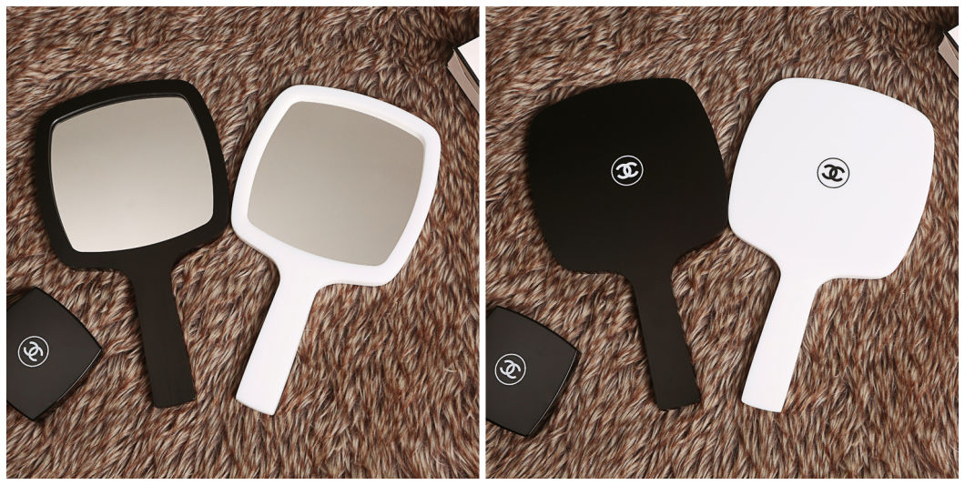 Handheld Makeup Mirror with Acrylic Frame