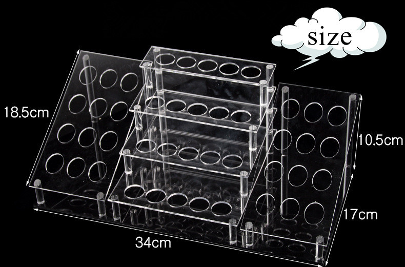 High Transparent DIY Acrylic Lipstick Display Holder