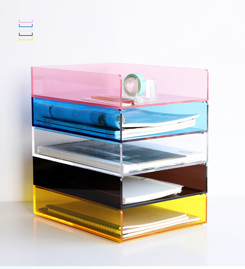 Office Supply Document Shelf Acrylic Holder