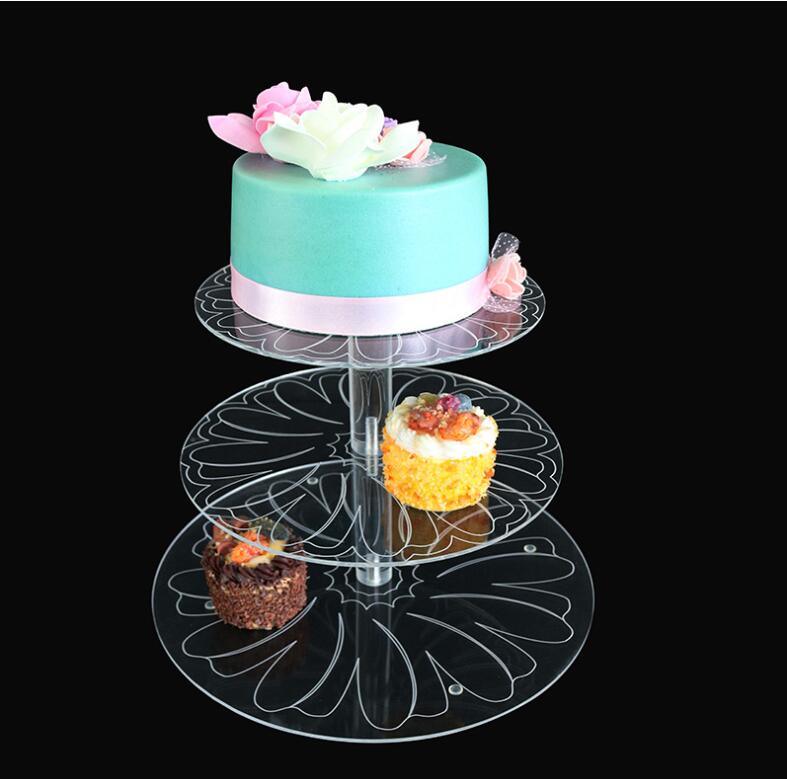 Detachable Bracket Acrylic Cake Display