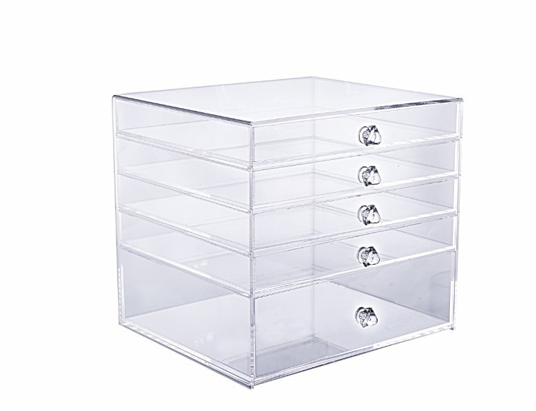 5 Drawer Acrylic Cosmetic Makeup Display Box