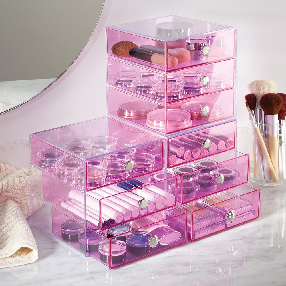 3 Drawer Stackable Acrylic Cosmetic Display Box