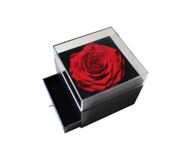 Wholesales Clear Acrylic Rose Flower Box