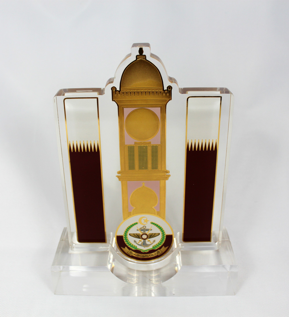 Customize Ad-175 Clear Champion Award Souvenir Laser Engraved Acrylic Sport Trophy