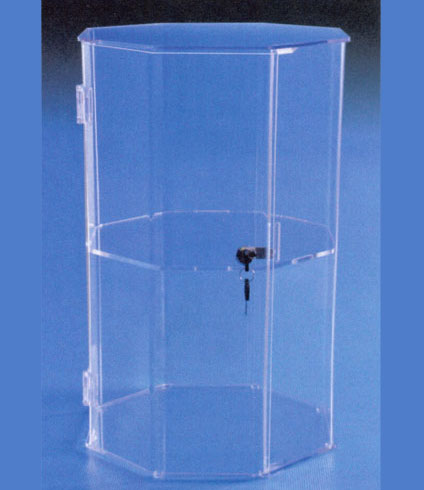 Two layers acrylic cabinet with