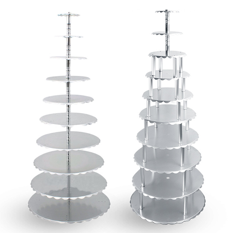 Multi-Layer Single/Four Feet Wedding Dessert Cake Metal Display Rack