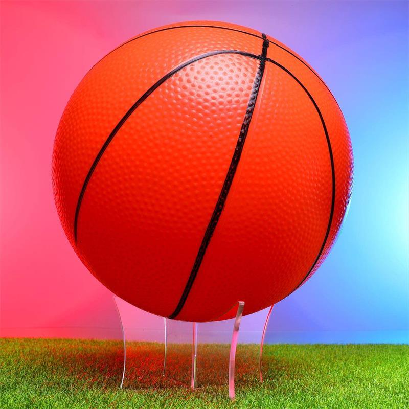 Basketball Stand Holder Football Stand Acrylic Ball Display Stand Clear Basketball Football Soccer Stand for Volleyball Bowling Ball Display