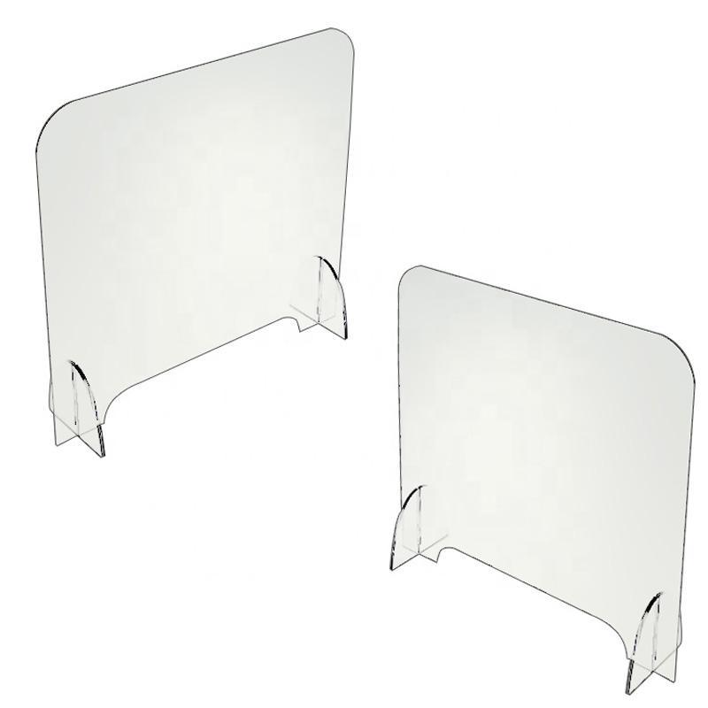 Hot Sales Protective Sneeze Guard Office Partition Plexiglass Shield Acrylic Sneeze Guard