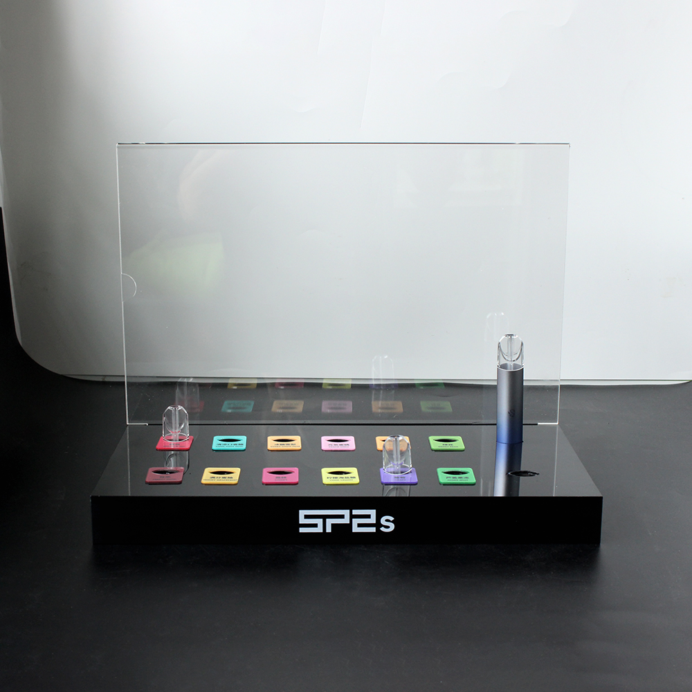 acrylic e-liquid display