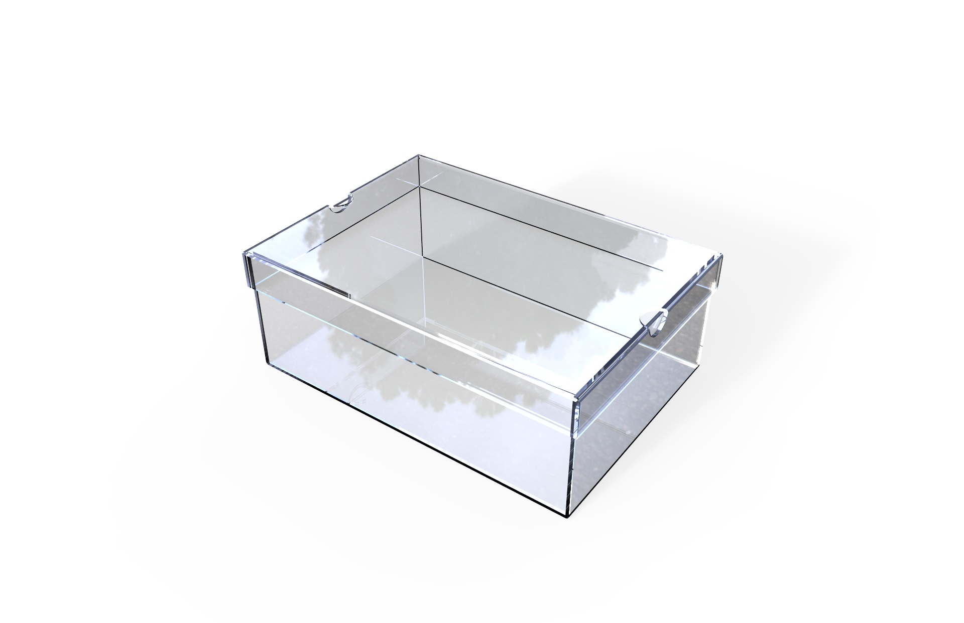 Customize Atd-130 Laser Engraved Acrylic Clear Shoe Box