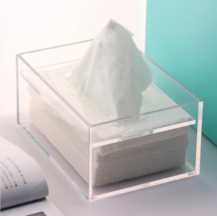Clear Acrylic Plastic Tissue Box