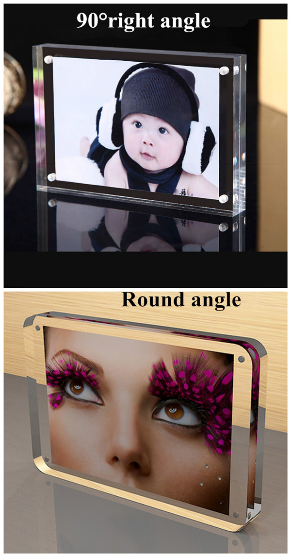 Magnet Acrylic Picture Frame/Plastic PMMA Acrylic Photo Frame