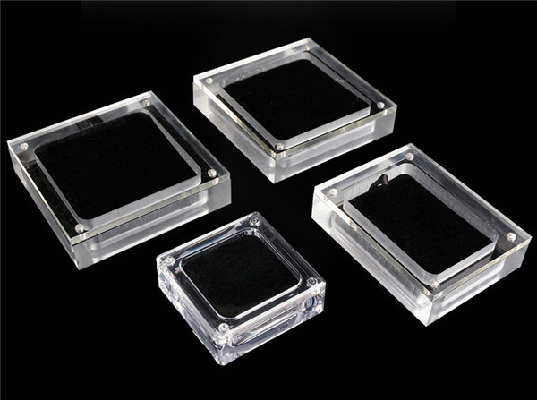 Acrylic Necklace Pendant Display Box Jewelry Packing Gift Box