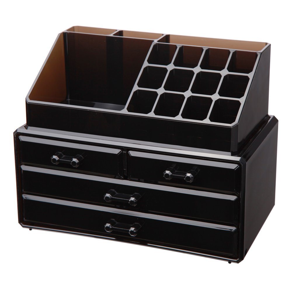 Tawny Acrylic Cosmetic Makeup Organizer Drawers