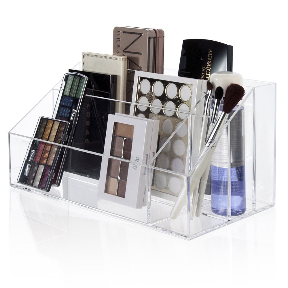 Large Capacity Premium Quality Clear Acrylic Makeup Palette Organizer