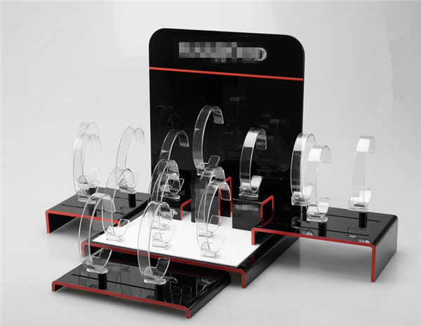 Acrylic Watch Jewelry Display Stand Counter Display Exhibition Stand