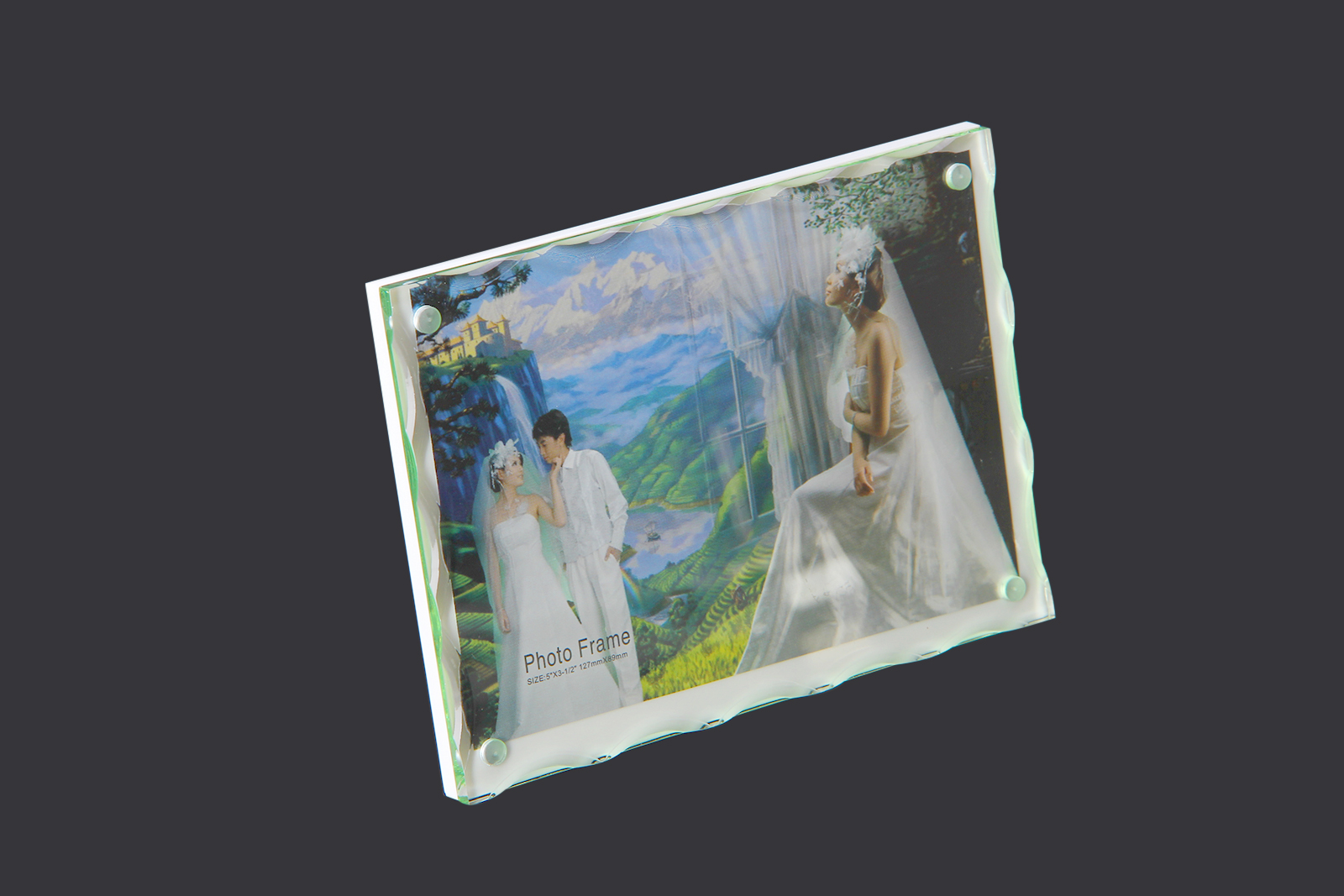 Acrylic photo frame