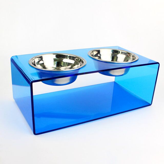 Acrylic Dog Cat Feeder Jpg