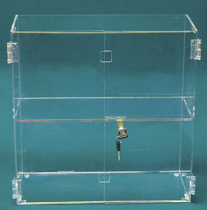 Two layers acrylic cabinet with