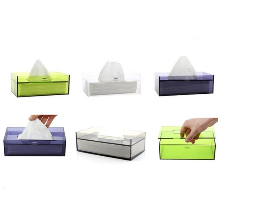Clear Acrylic Plastic Tissue Box