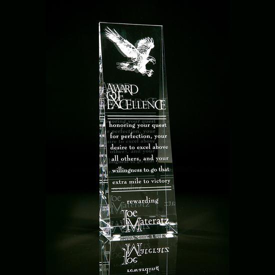 Customize Clear Laser Engraved Acrylic Trophy Event Award for Singing