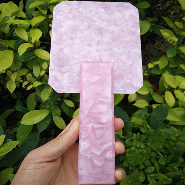 China Factory Promotion Gift Acrylic Hand Makeup Mirror