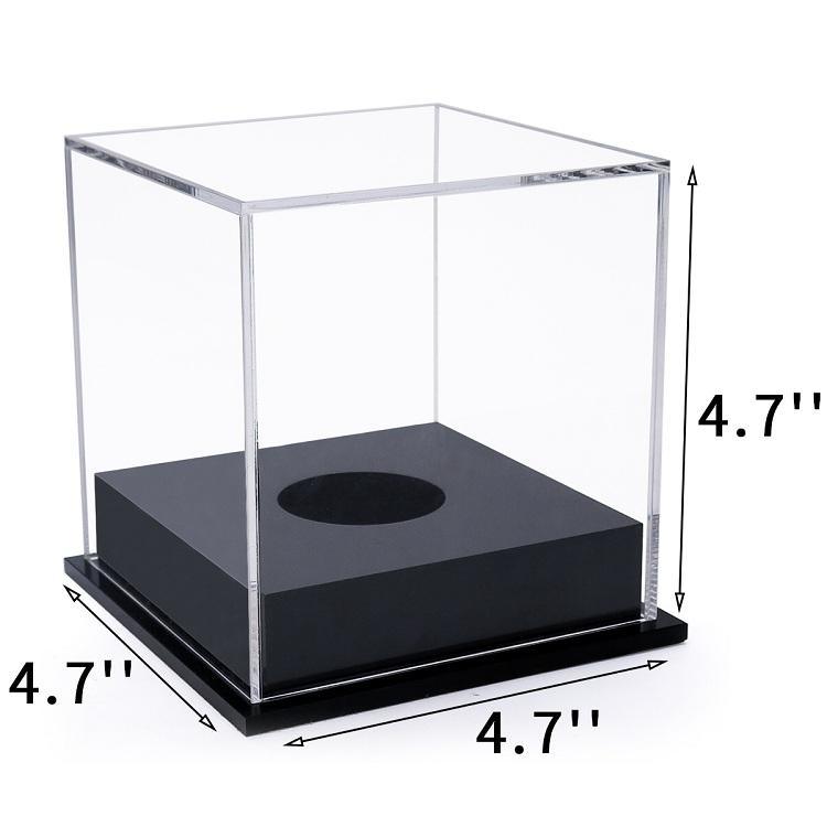 Custom Acrylic Baseball Stand Display Case Holder Acrylic Baseball Display Box