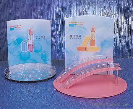 Acrylic cosmetic display exporter from China