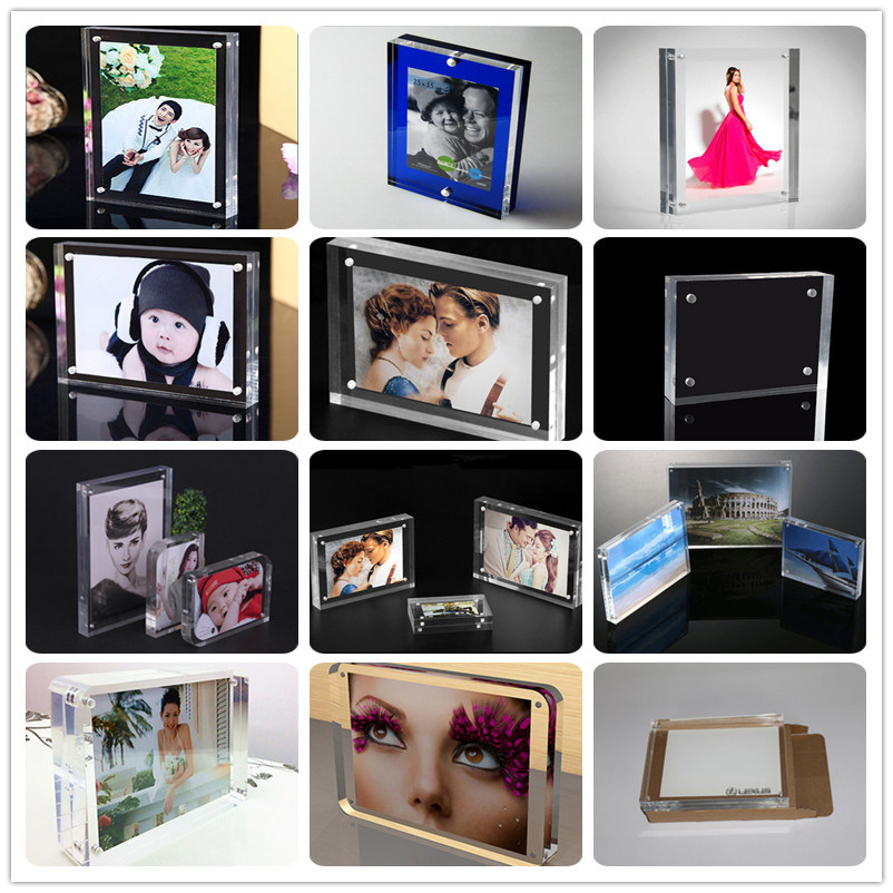 Magnet Acrylic Picture Frame/Plastic PMMA Acrylic Photo Frame