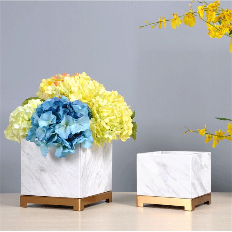 Acrylic furniture flower holder CLFD-27