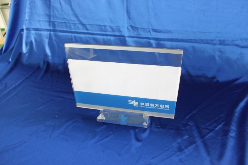 Customize Clear Desktop Acrylic Display Menu Stand