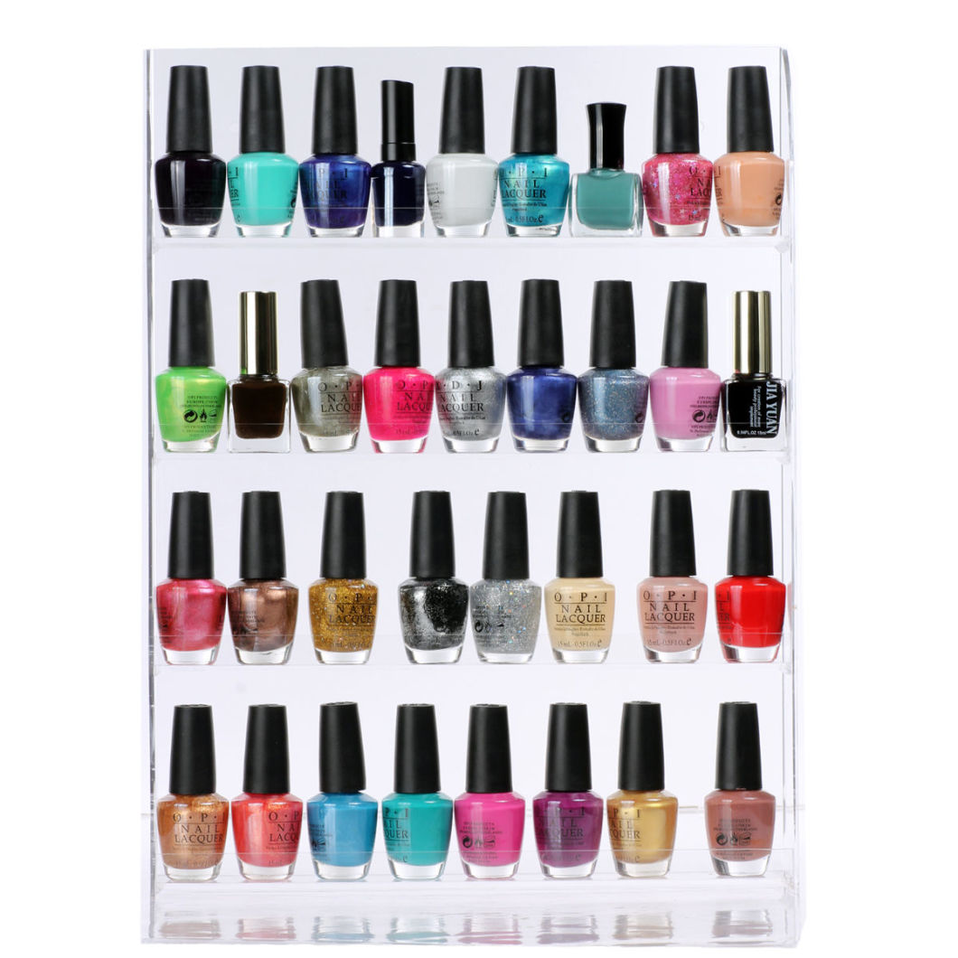 Walll Mount Acrylic Nail Polish Display Shelf