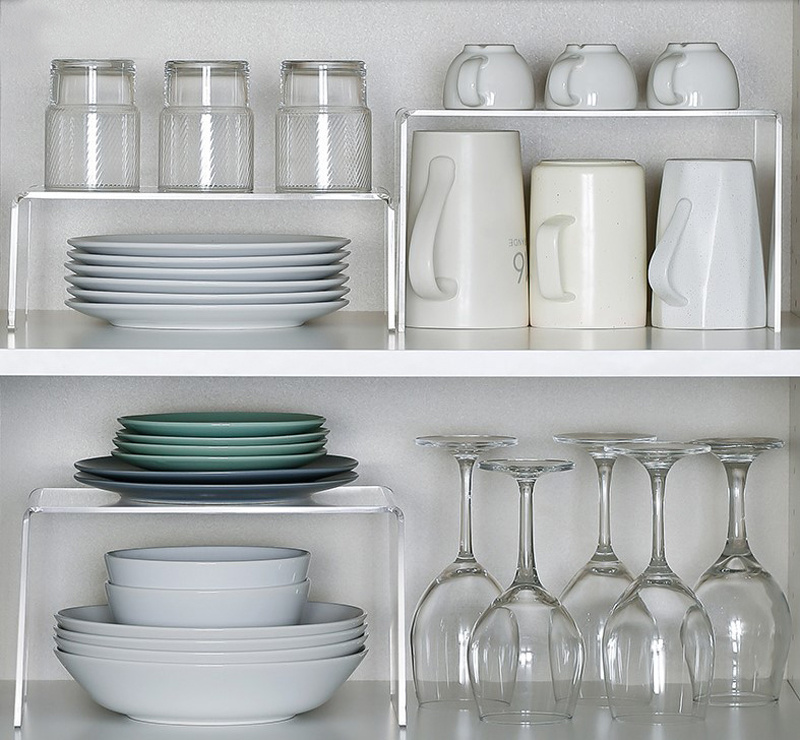 U Shape Acrylic Commodity Shelf