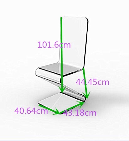 Whole Elegant Acrylic Chair for Home and Wedding