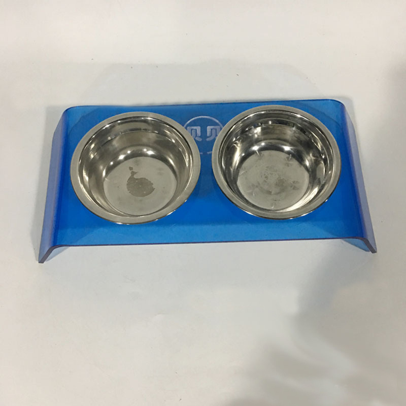 Colorful Acrylic Pet Feeder for Dog and Cat