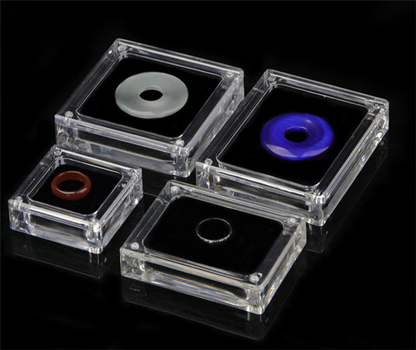 Acrylic Necklace Pendant Display Box Jewelry Packing Gift Box