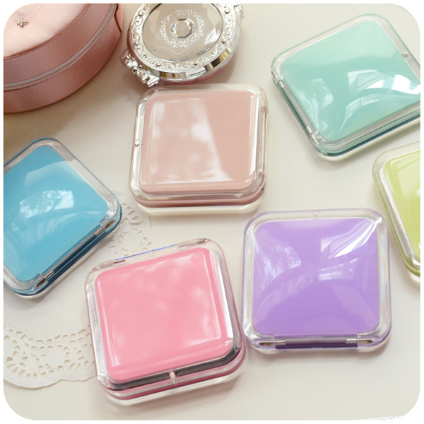 Promotion Gift Double Side Acrylic Makeup Pocket Button Mirror