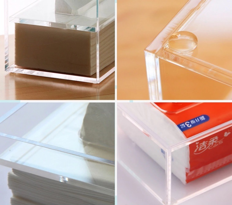 Clear Acrylic Plastic Tissue Box