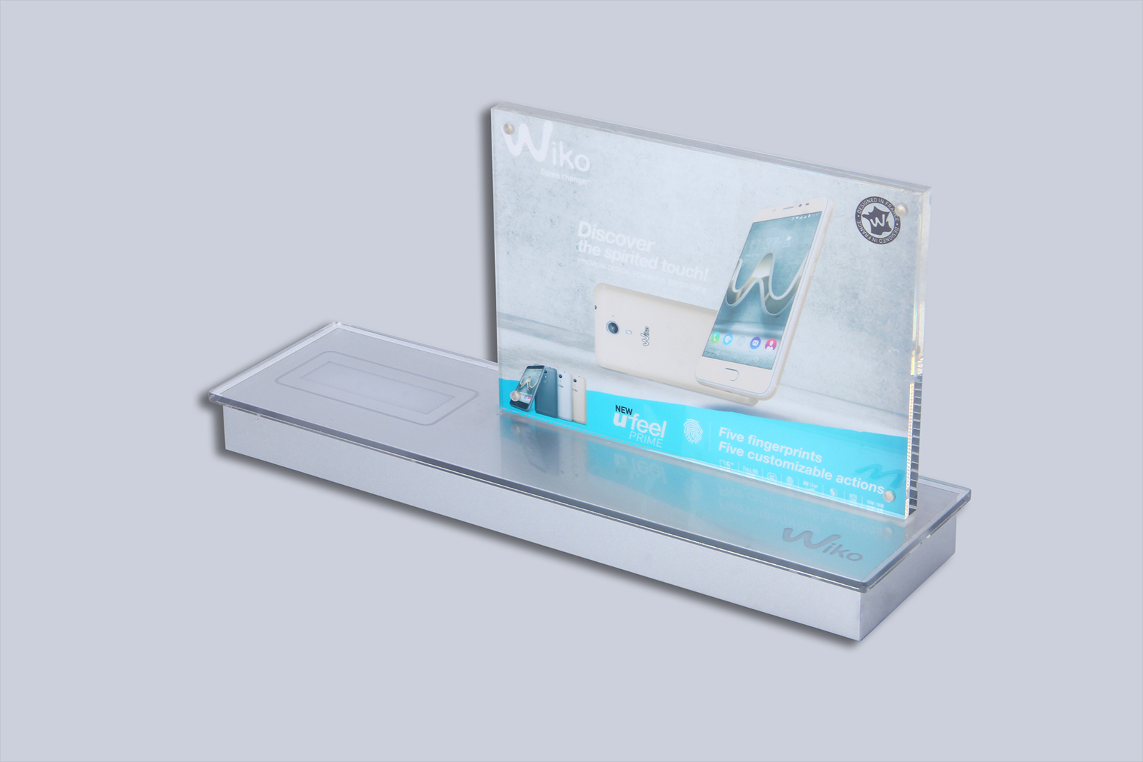 Acrylic mobile phone display stand