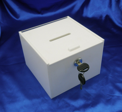 Customize Plexiglass Clear Acrylic Vote Box