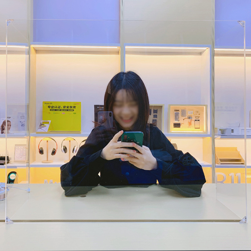 Supermarket &nbsp;Restaurant Clear Acrylic Protective Shield