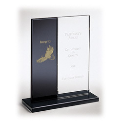 Customize Ad-215 Clear Laser Engraved Acrylic Trophy