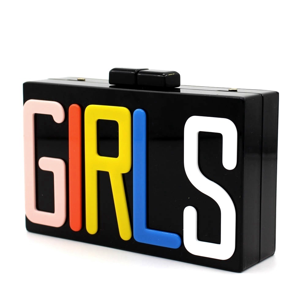 Individuality Women Party Acrylic Clutch Bag