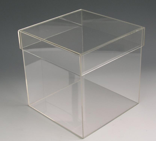 Big acrylic storage box with a