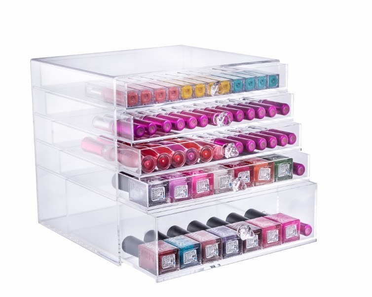 Acrylic Makeup Organizer with 5 Drawers