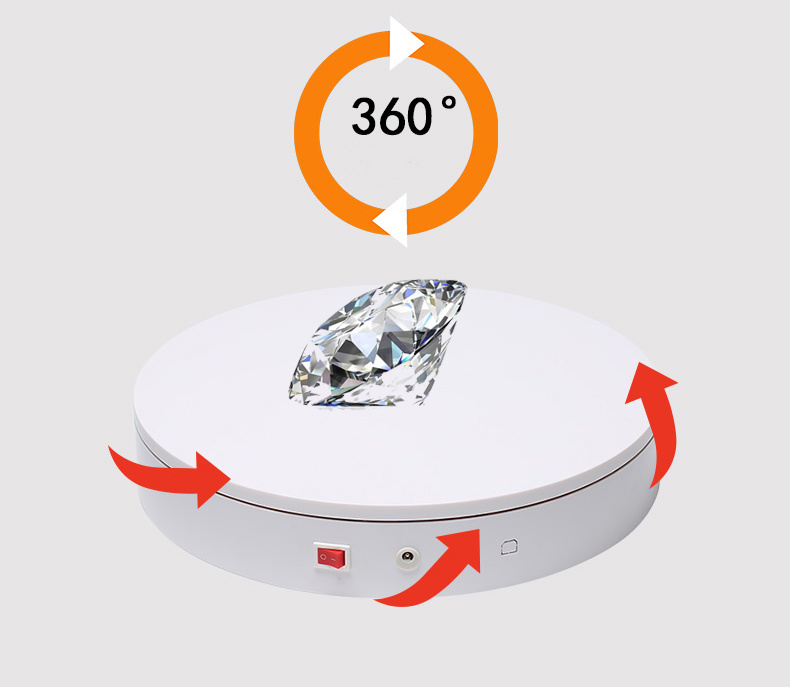 Diamond Acrylic Rotating Display Stand