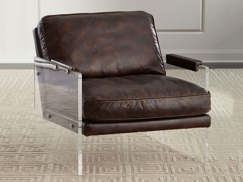 Washington Acrylic Sofa Chair Wholesale display