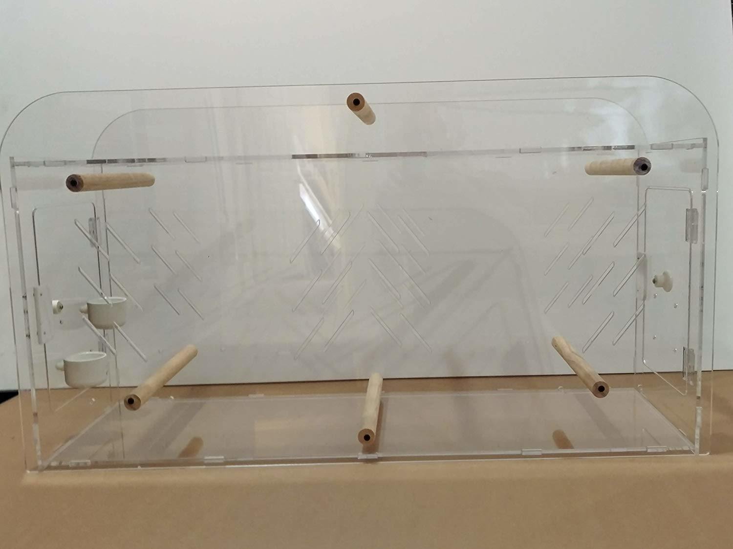 Custom Clean Acrylic Bird Cage Hamster Cage