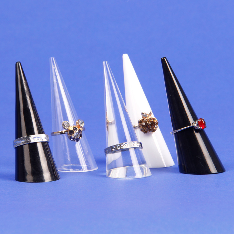 Cone Shape Acrylic Ring Display